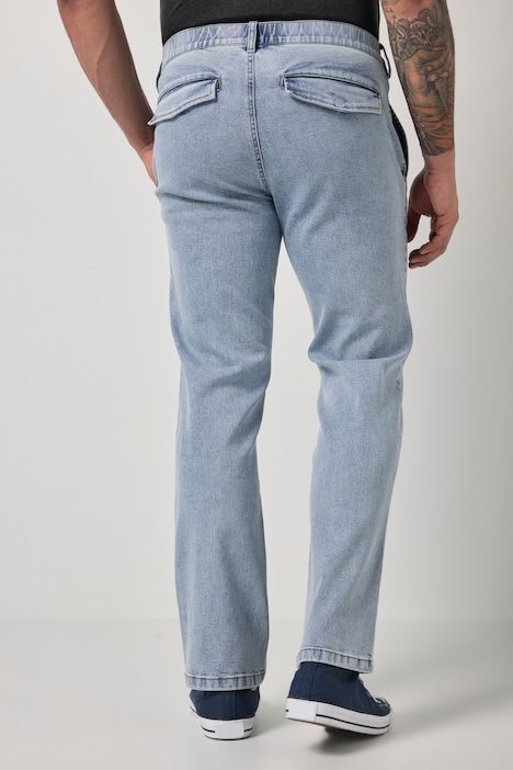 Jean chino FLEXNAMIC®, tissu denim, coupe Straight Fit - jusqu'à la taille 74