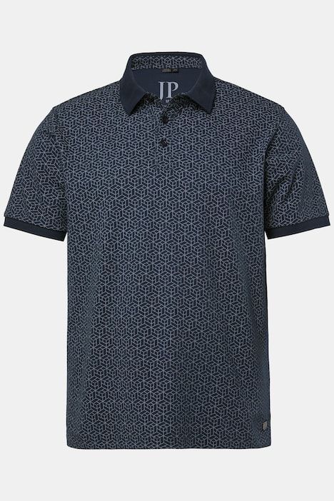 Polo FLEXNAMIC®, manches courtes, piqué imprimé all-over - jusqu'au 8 XL