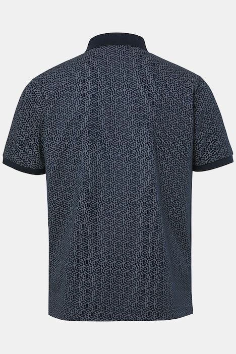 Polo FLEXNAMIC®, manches courtes, piqué imprimé all-over - jusqu'au 8 XL