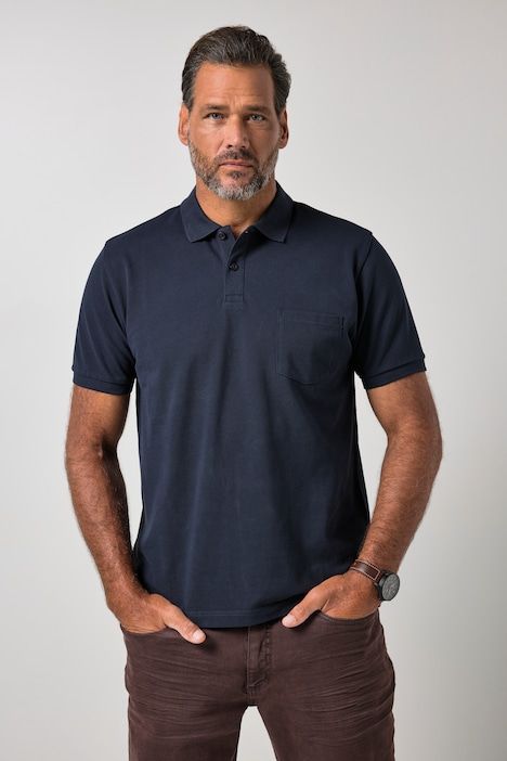 Polo en piqué, manches courtes - jusqu'au 8 XL