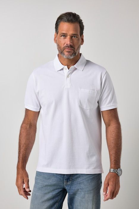 Polo en piqué, manches courtes - jusqu'au 8 XL