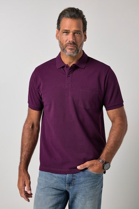 Polo en piqué, manches courtes - jusqu'au 8 XL