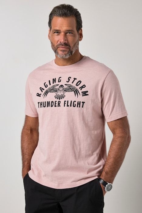 T-shirt manches courtes et imprimé poitrine, jersey ultra-léger - jusqu'au 8 XL