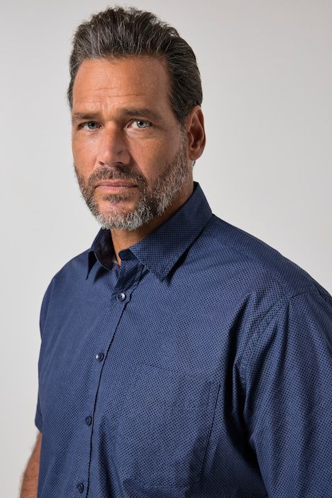 Chemise manches courtes et col Kent, coupe Modern Fit - jusqu'au 8 XL