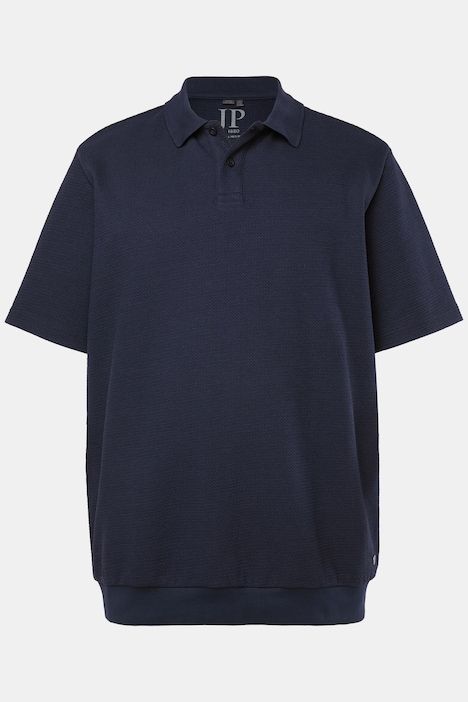 Polo ventre confort en jersey Jacquard, manches courtes, collection Business - du XXL jusqu'au 8 XL
