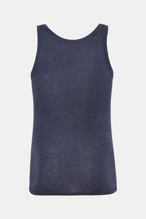 Maillot de corps, jersey côtelé chiné, modèle sans manches - jusqu'au 8 XL