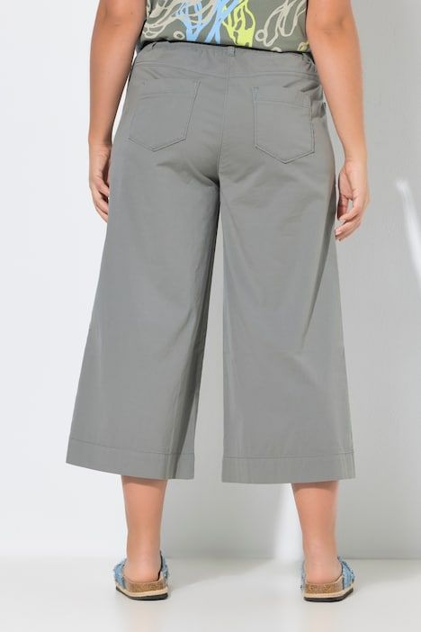 Jupe-culotte, jambe 3/4 et bande élastique