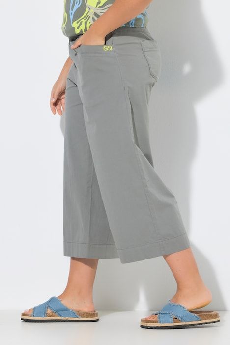Jupe-culotte, jambe 3/4 et bande élastique
