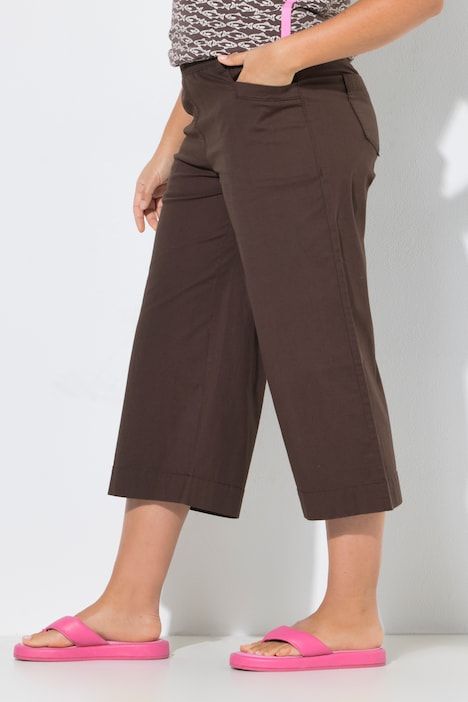 Jupe-culotte, jambe 3/4 et bande élastique