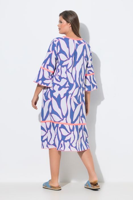 Robe en mousseline à manches 3/4