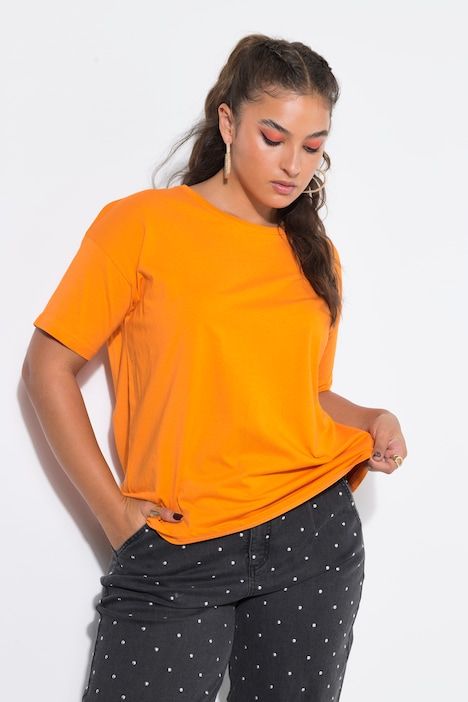 T-shirt Basic, coupe relaxed à épaules basses
