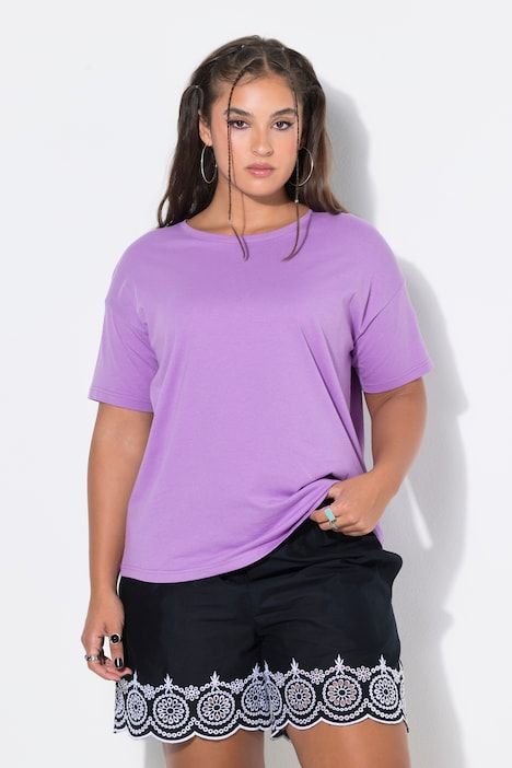 T-shirt Basic, coupe relaxed à épaules basses