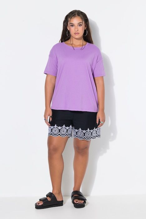 T-shirt Basic, coupe relaxed à épaules basses
