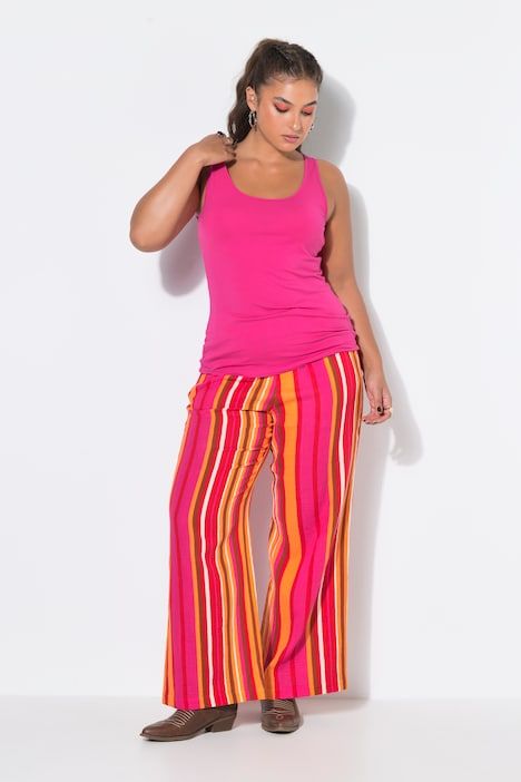 Top Basic, encolure large, jersey stretch