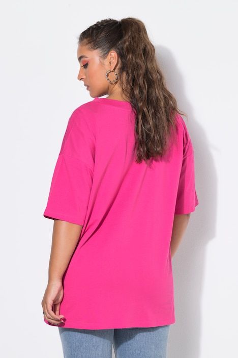 T-shirt oversize, imprimé sur le devant