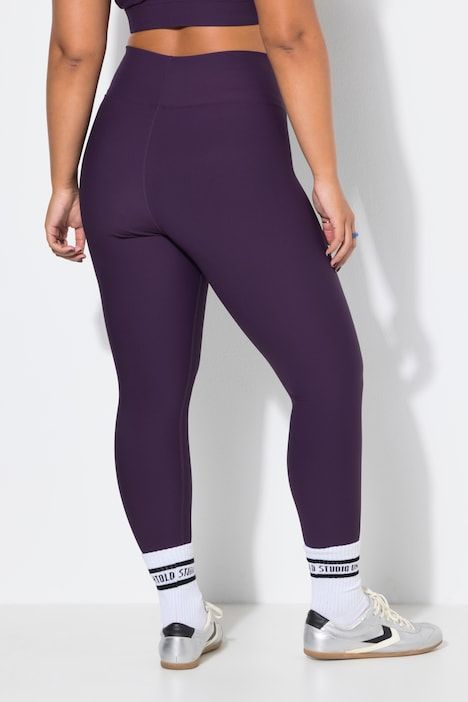 Legging en jersey côtelé, coupe Tight Fit près du corps et taille élastique