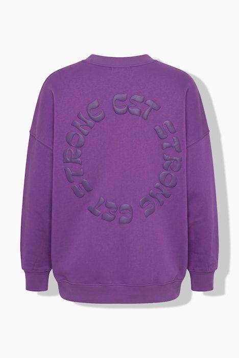 Sweat-shirt oversize, imprimé au dos