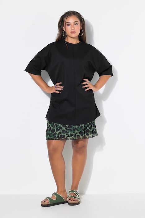 T-shirt oversize en jersey scuba