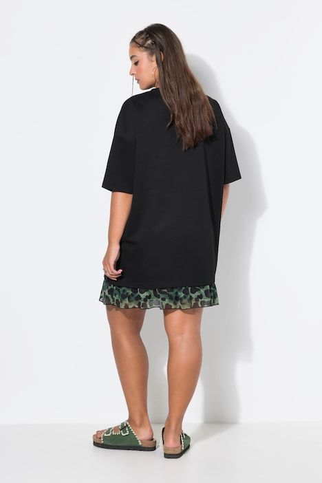 T-shirt oversize en jersey scuba