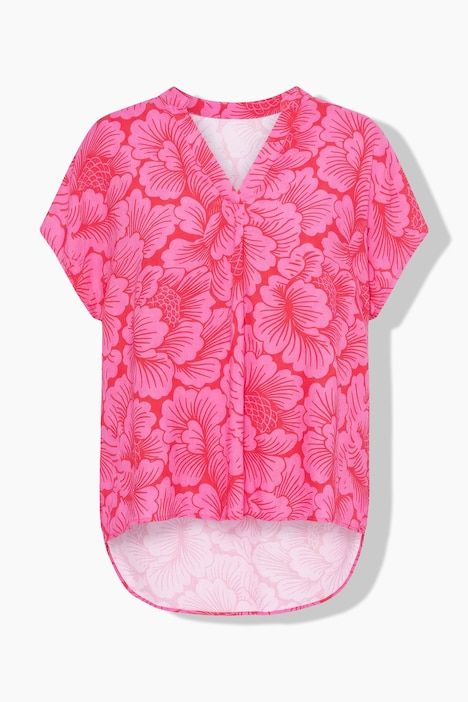 Blouse oversize, imprimé floral