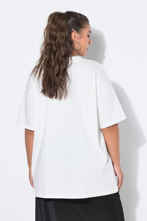 T-shirt oversize, imprimé Lady