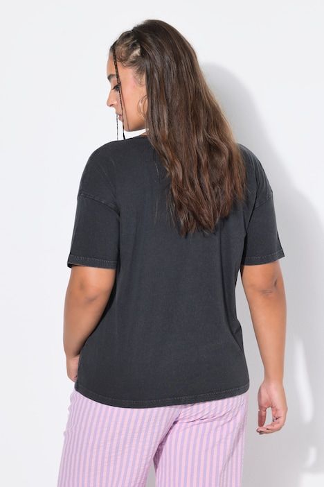 T-shirt oversized, style vintage et imprimé