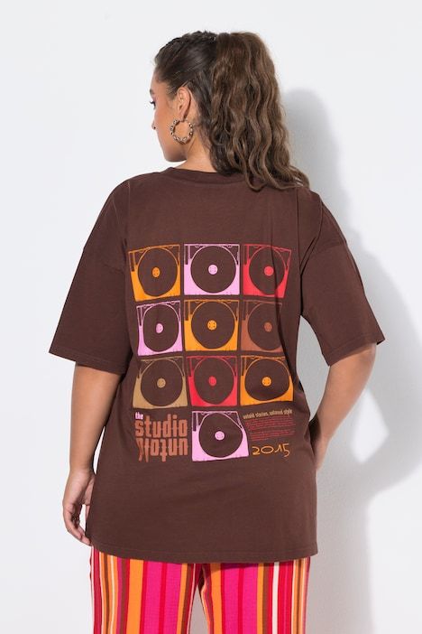 T-shirt oversized, imprimé STD NTLD