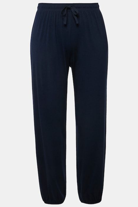 Pantalon de pyjama en modal mélangé, coupe droite et taille élastique