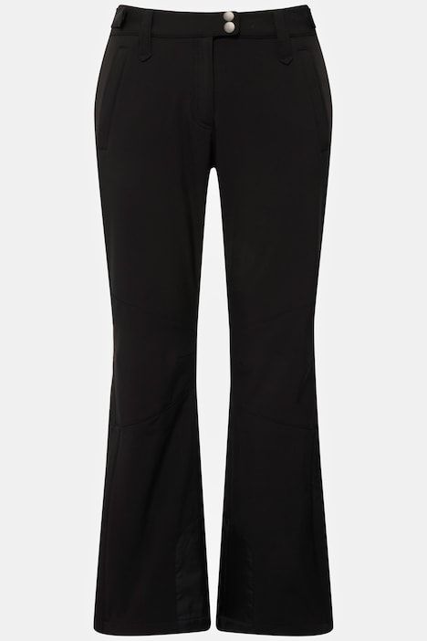Pantalon Softshell déperlant, avec fermeture à scratch et pare-neige