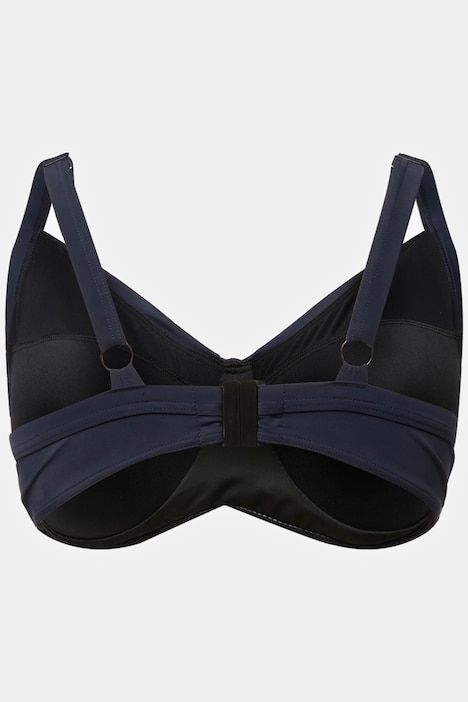 Haut de bikini, drapé, bonnets souples, bretelles réglables