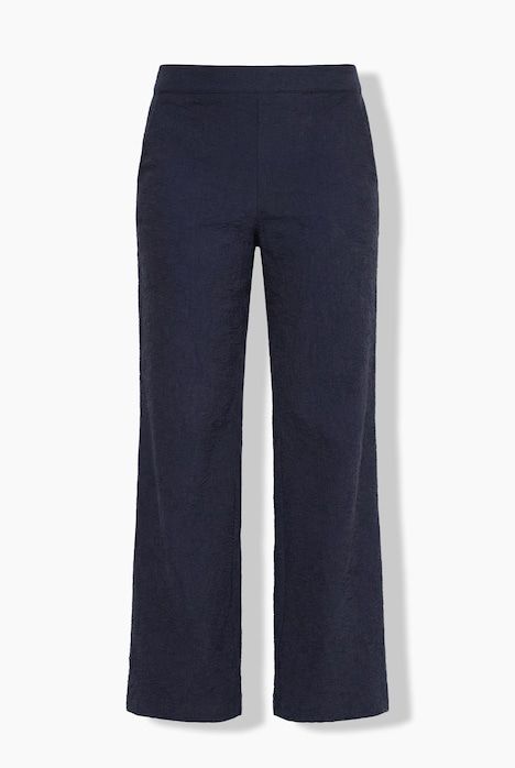 Pantalon, texture, jambe évasée, ceinture confort