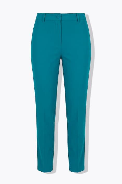 Pantalon, plis repassés, jambe étroite, ceinture élastique
