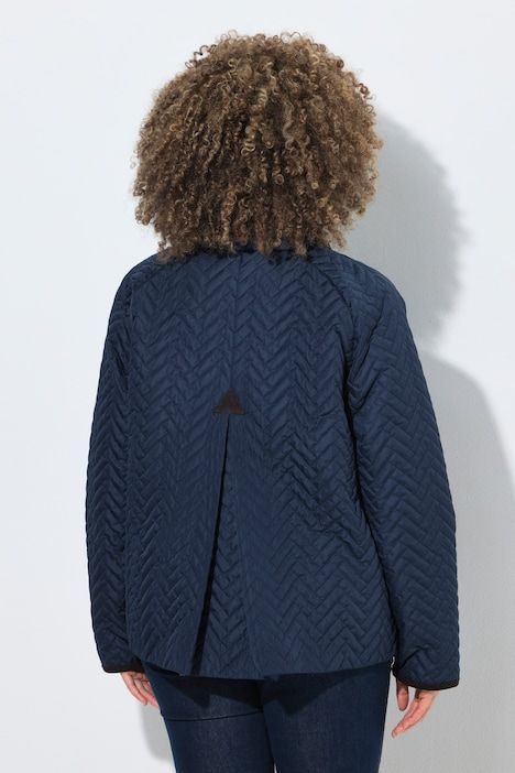 Veste matelassée HYPRAR, modèle déperlant, col en velours côtelé