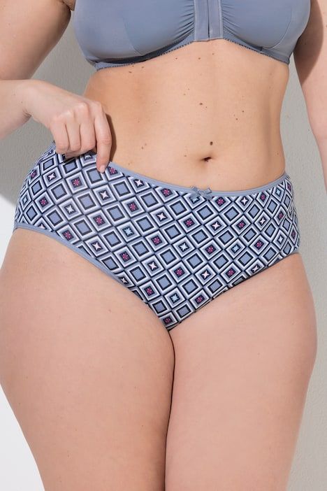 Lot de 5 culottes midi, motif minimaliste / couleurs unies