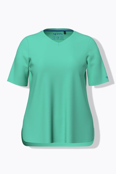 T-shirt technique, col en V, manches courtes, recyclé