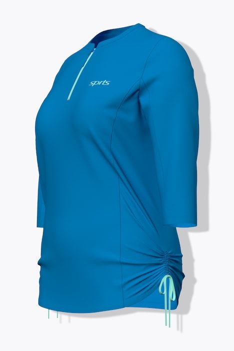 T-shirt technique, col rond, manches 3/4, recyclé
