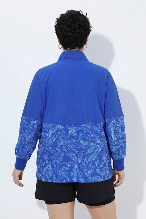 Veste outdoor, corail, capuche, indice SPF 50+