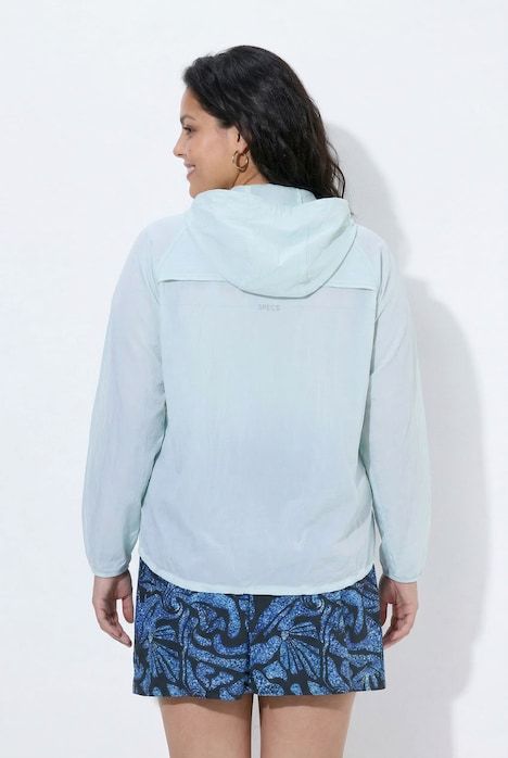 Veste d’extérieur, indice SPF 30+, déperlante, capuche