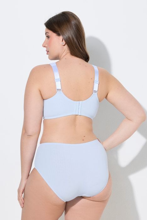 Soutien-gorge de maintien, tissu Jacquard et dentelle, sans armatures - bonnet B-F