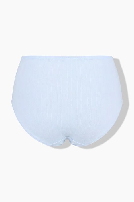 Culotte midi, tissu Jacquard et dentelle sur les côtés