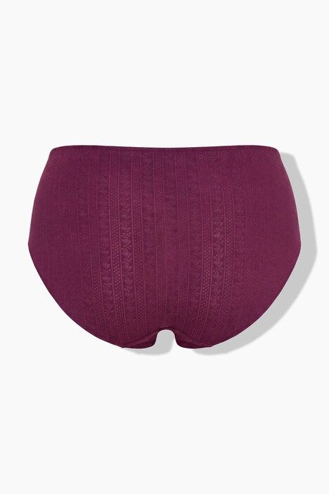 Culotte midi, tissu Jacquard et dentelle sur les côtés
