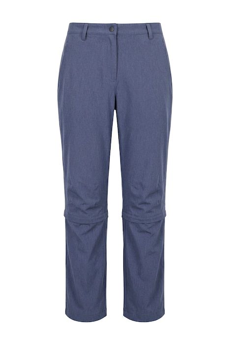 Pantalon technique, bas de jambe amovible, taille confortable et poches zippées