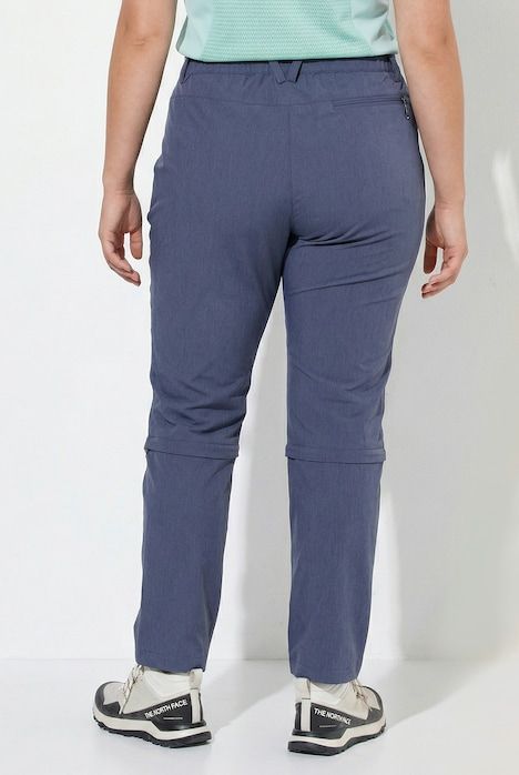 Pantalon technique, bas de jambe amovible, taille confortable et poches zippées
