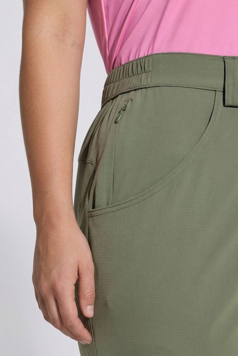 Pantalon technique, pochez zippée, bas de jambe amovible et protection anti-moustiques