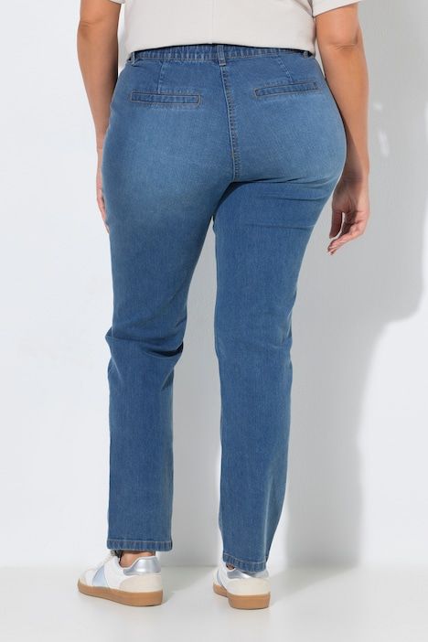Jean Sammy, denim extensible, jambe étroite et taille confortable