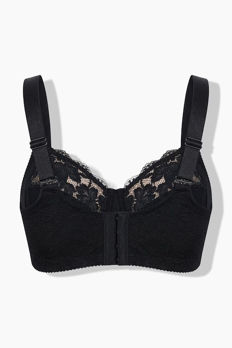 Soutien-gorge souple, sans armatures, paillettes et dentelle - bonnet C-F