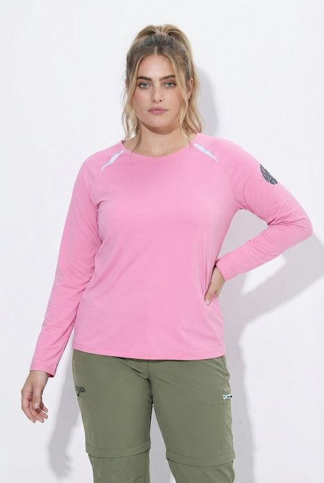 T-shirt technique protection SPF 50+, manches longues avec passe-pouces, décolleté rond
