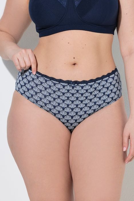 Lot de 5 culottes midi, motif/couleurs unies