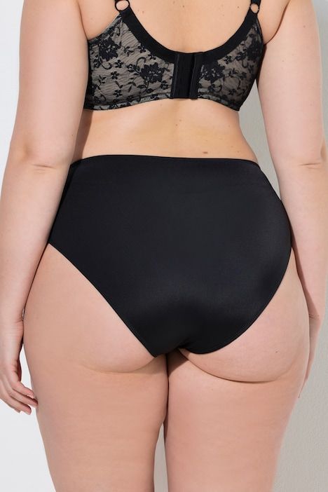 Culotte midi, devant en dentelle