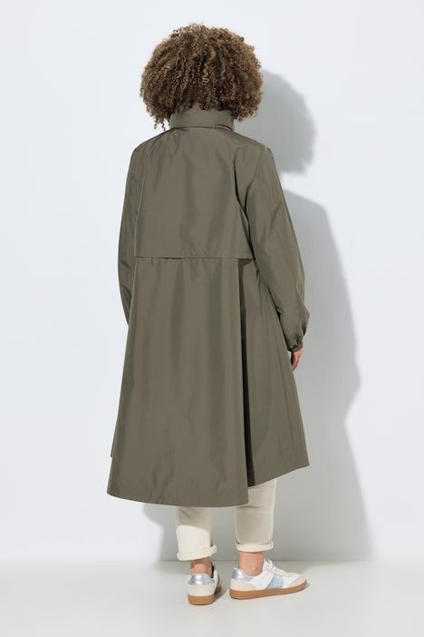 Imperméable HYPRAR, col montant et cordon sous tunnel à la taille, coupe évasée